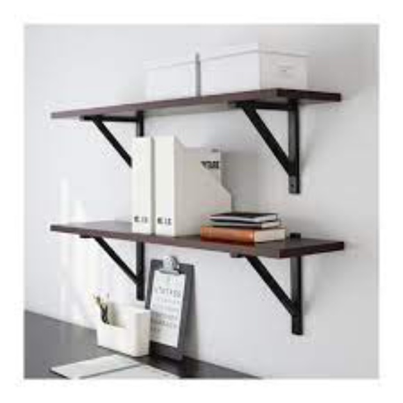 IKEA Other - IKEA Ekby Valter Wood Shelves Bracket, Black